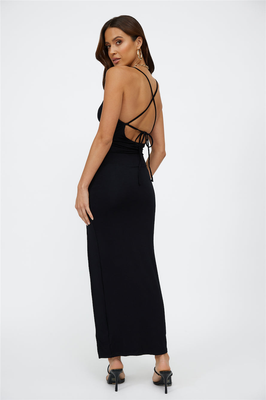 I'm Feeling It Maxi Dress Black