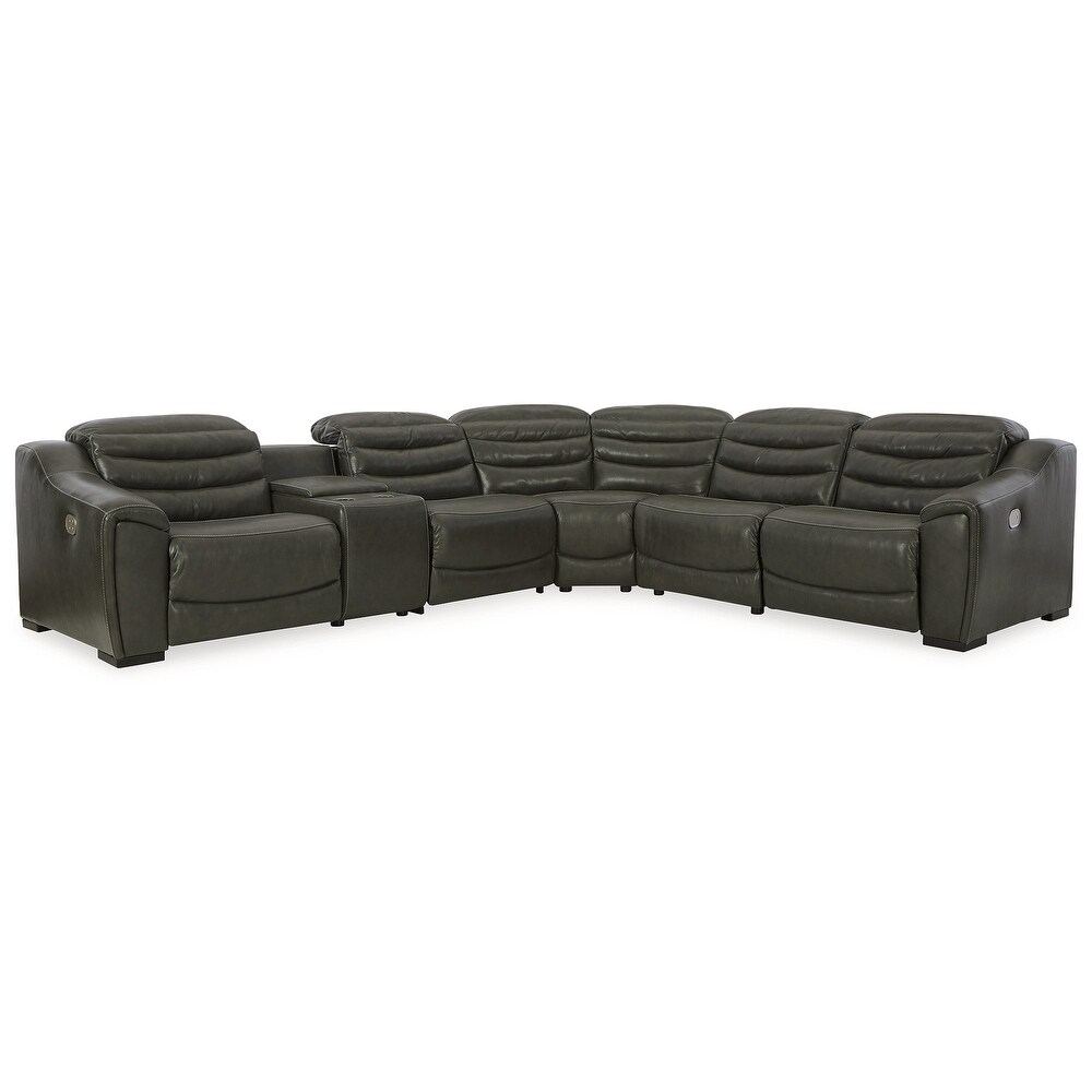 Signature Design by Ashley Center Line 6 Piece Power Reclining Sectional   127\