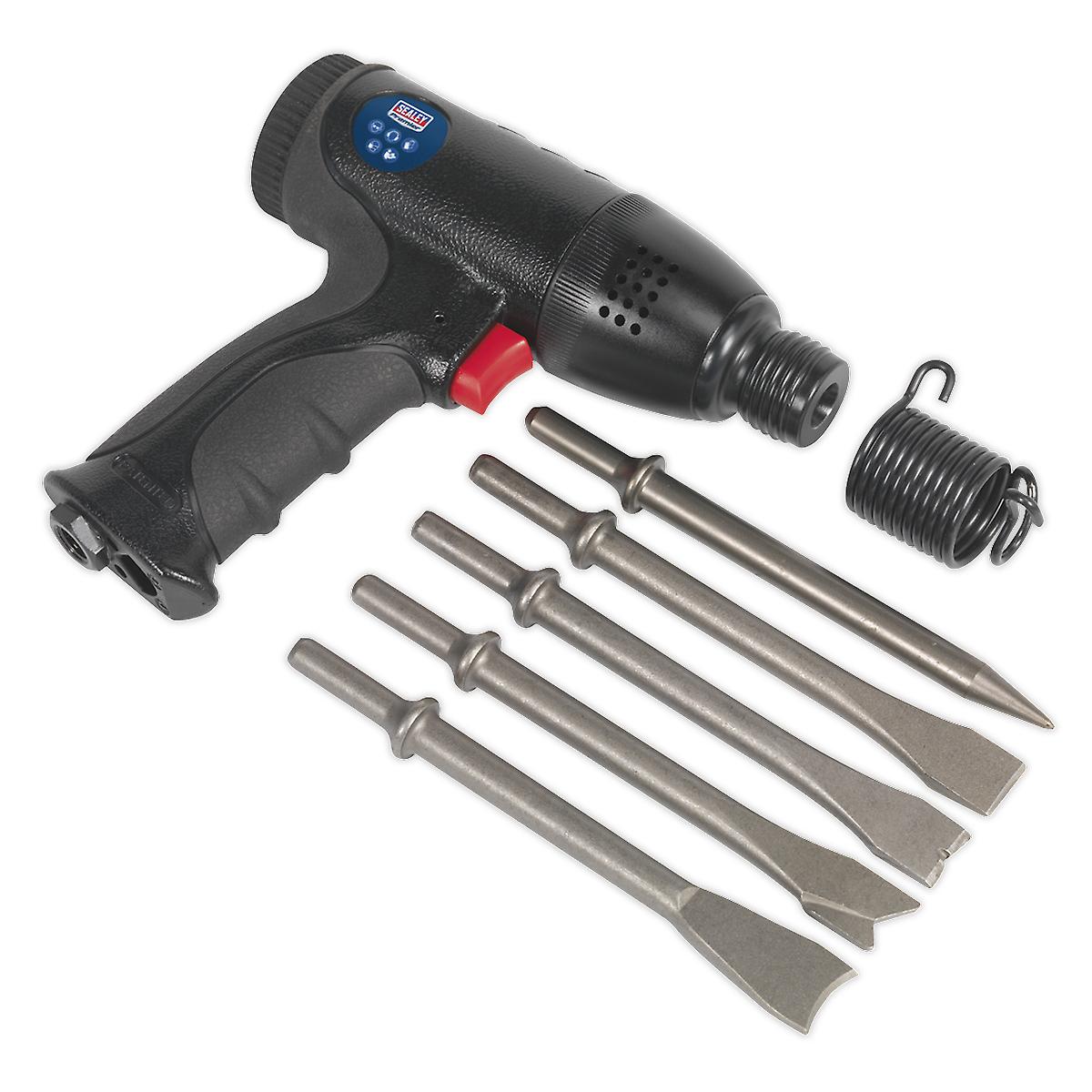 Sealey Sa613 Air Hammer Kit Composite Premier - Medium Stroke