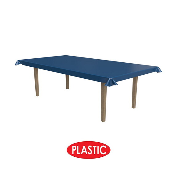 Beistle 50955 B Plastic Table Roll  blue  40 x 10...