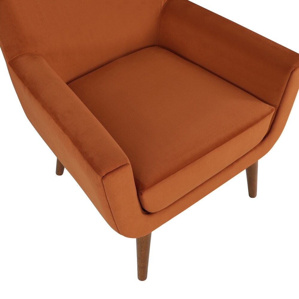 Adrian Mid Century Velvet Arm Chair by Greyson Living