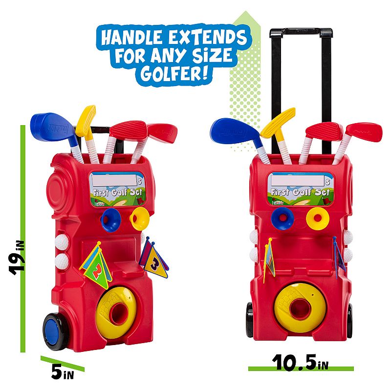 Franklin Sports MyFirst Plastic Golf Clubs and Balls Set for Kids and Toddlers