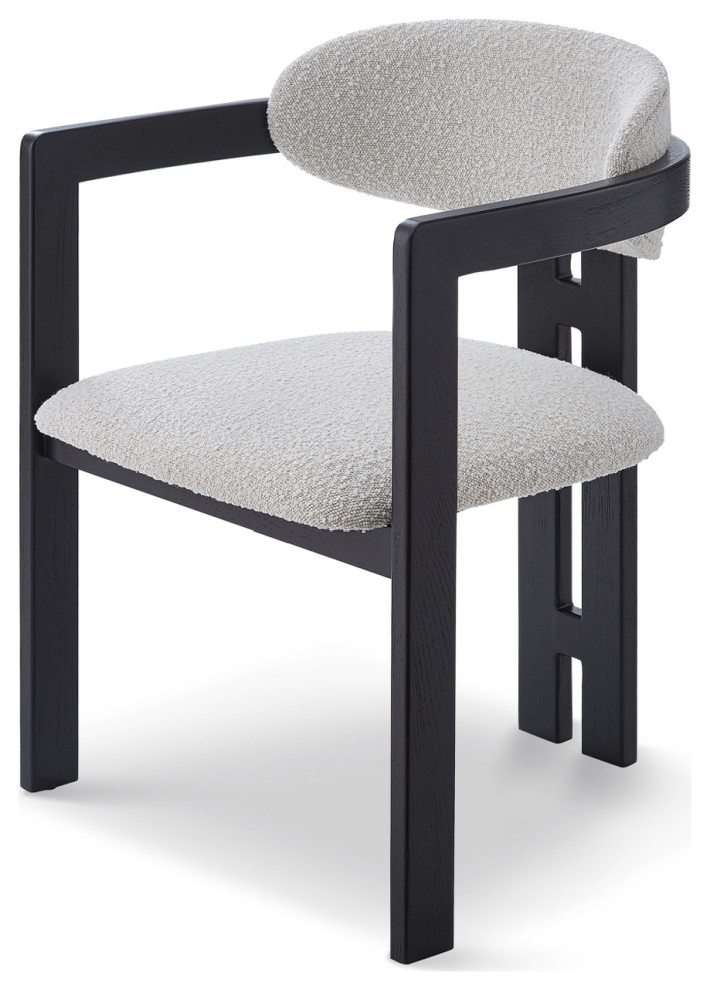 Boucl√© Sand Dining Chair  Liang  ampEimil Neo   Transitional   Dining Chairs   by Oroa   Distinctive Furniture  Houzz