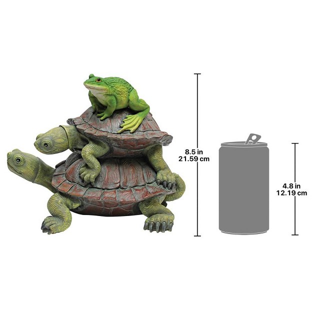 Design Toscano In Good Company Frog And Turtles Statue