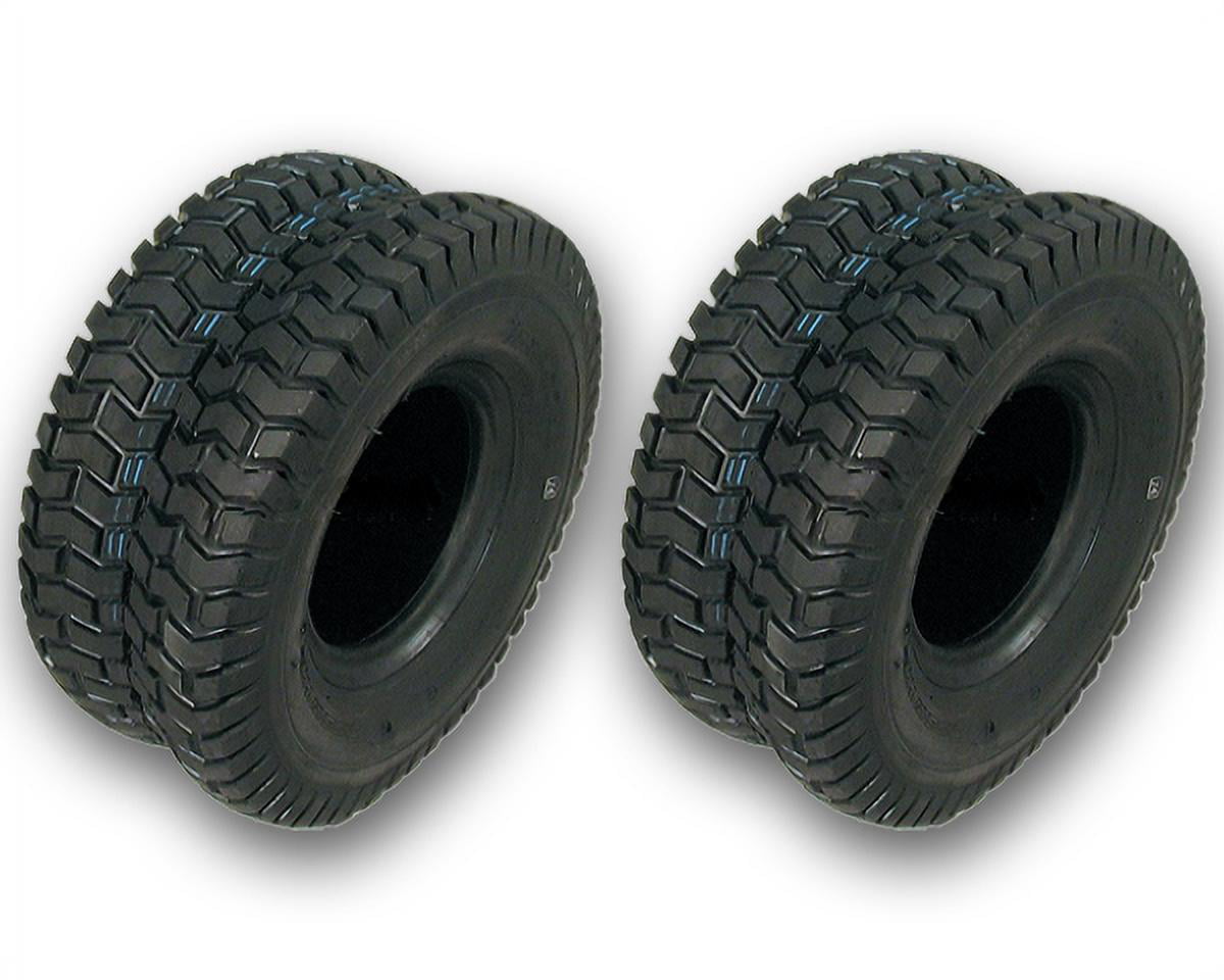 (2) Turf Saver Tires 15x6.00-615-6.00-6.00 Lawn Mower Garden Tractor