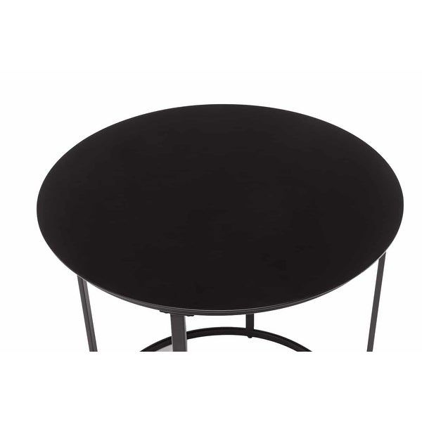 Landon Iron Round Side Table