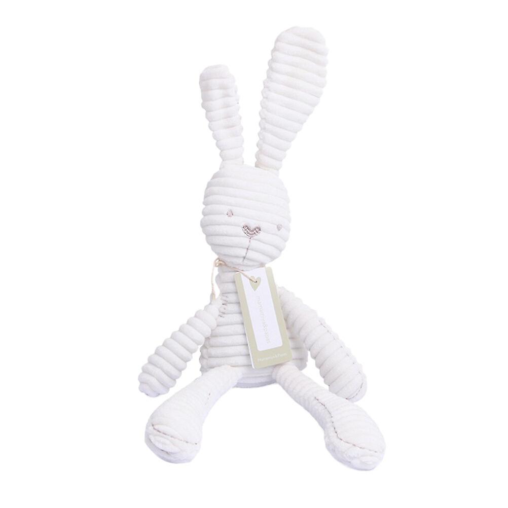 1pc Little Long-legged Rabbit Appease Doll Toy Infants Toddlers Sleeping Plush Toys Kids Plush Stuffed Toy Pacified Toy(white)