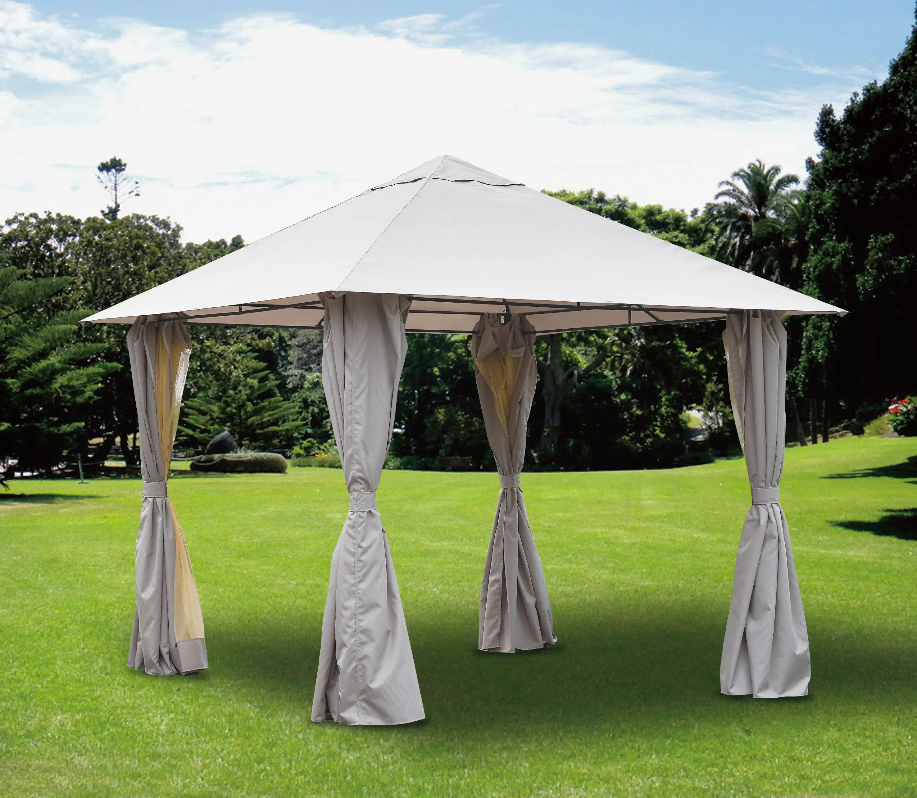 Garden Supplies Pergola Aluminium Outdoor Gazebo Outdoor Activity Use With Mosquito Net null