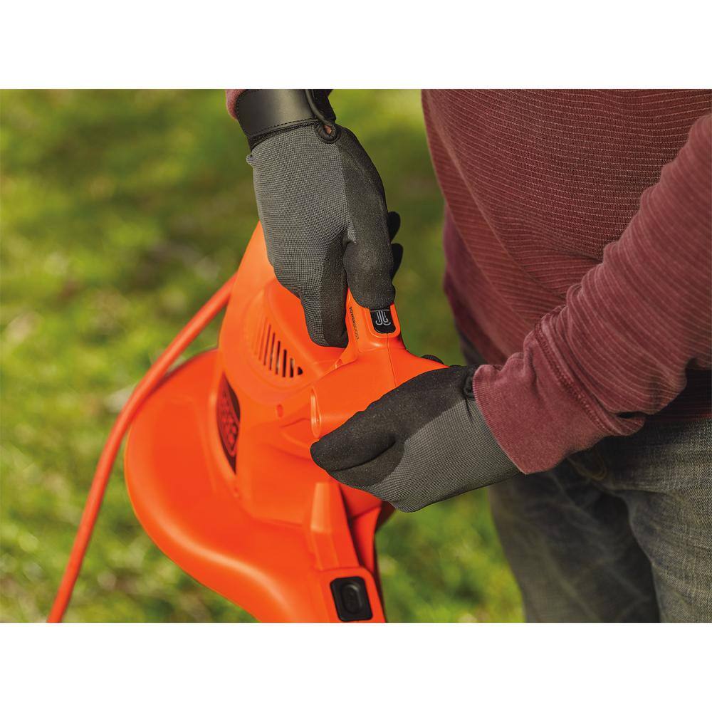 BLACK+DECKER 12 AMP 250 MPH 400 CFM Corded Electric 3-In-1 Backpack Leaf Blower Vacuum  Mulcher BEBL7000