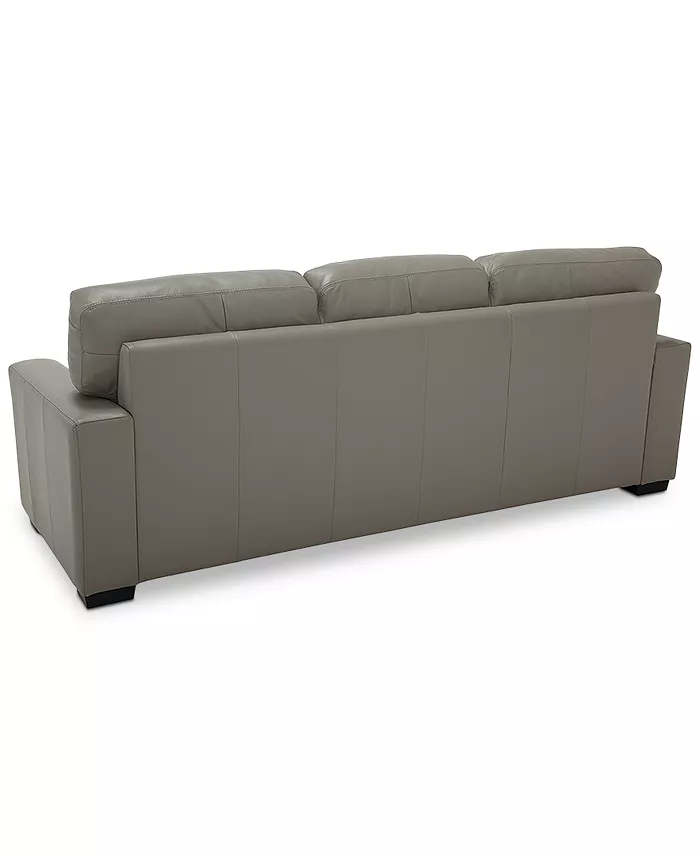 Furniture Ennia 82 Leather Queen Sleeper Sofa