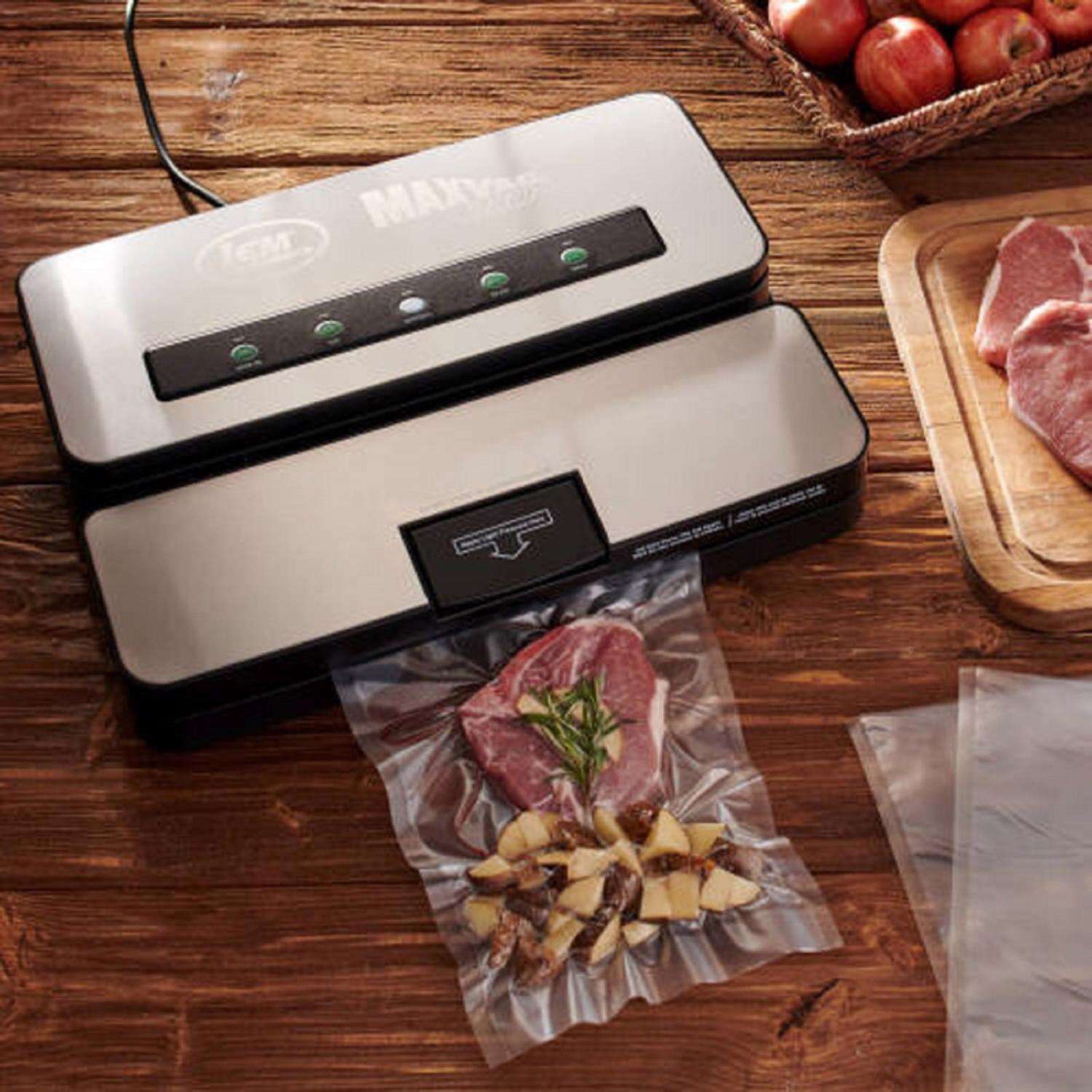 LEM MaxVac 250 Black/Silver Food Vacuum Sealer