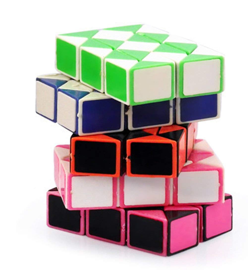 ZQC 24 Blocks Magic Snake Cube Stocking Stuffer Mini Twist Puzzle Toys