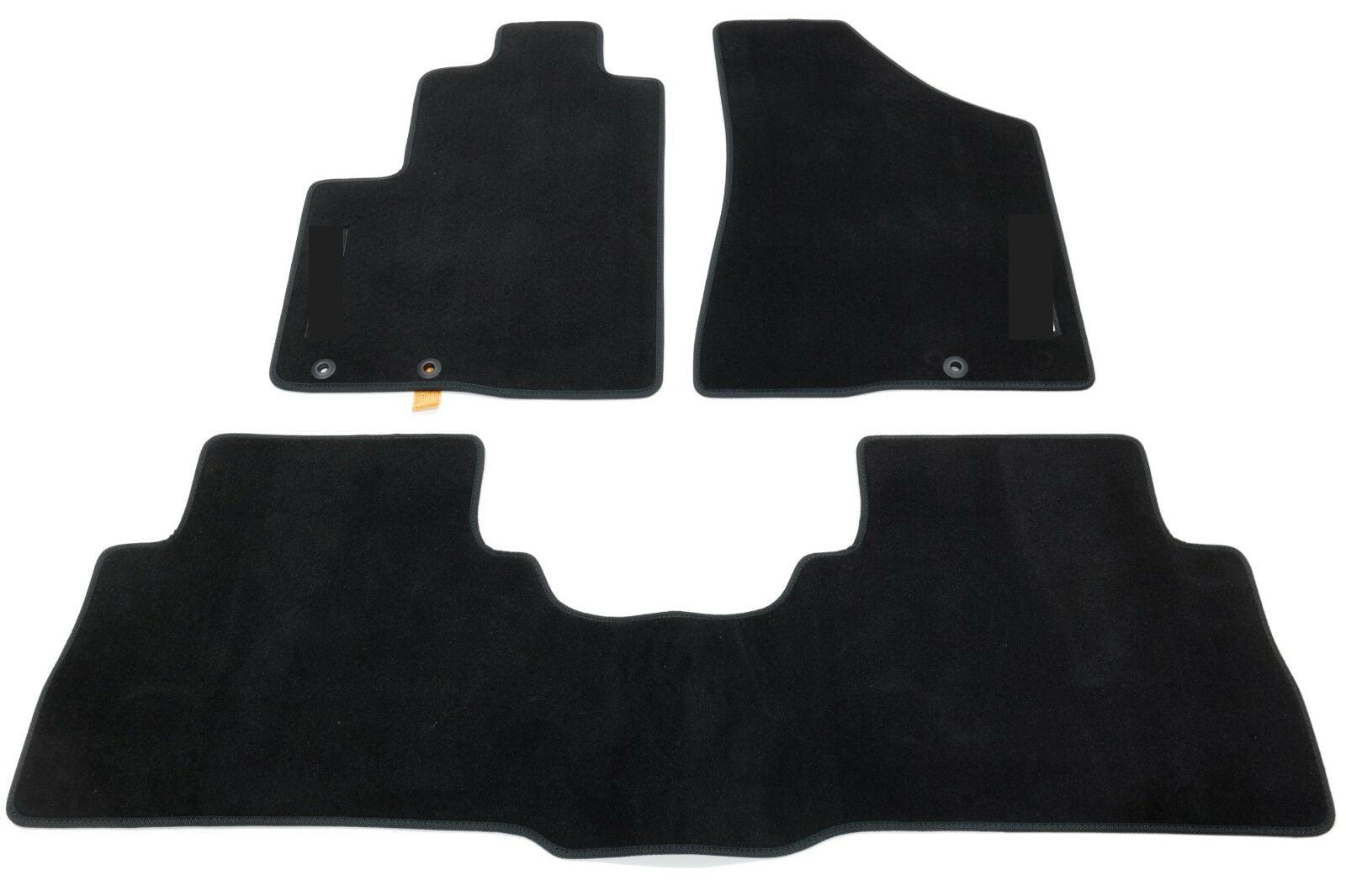 Black Carpet Floor Mats fits 2011-2014 KIA Sorento Front/Rear Set