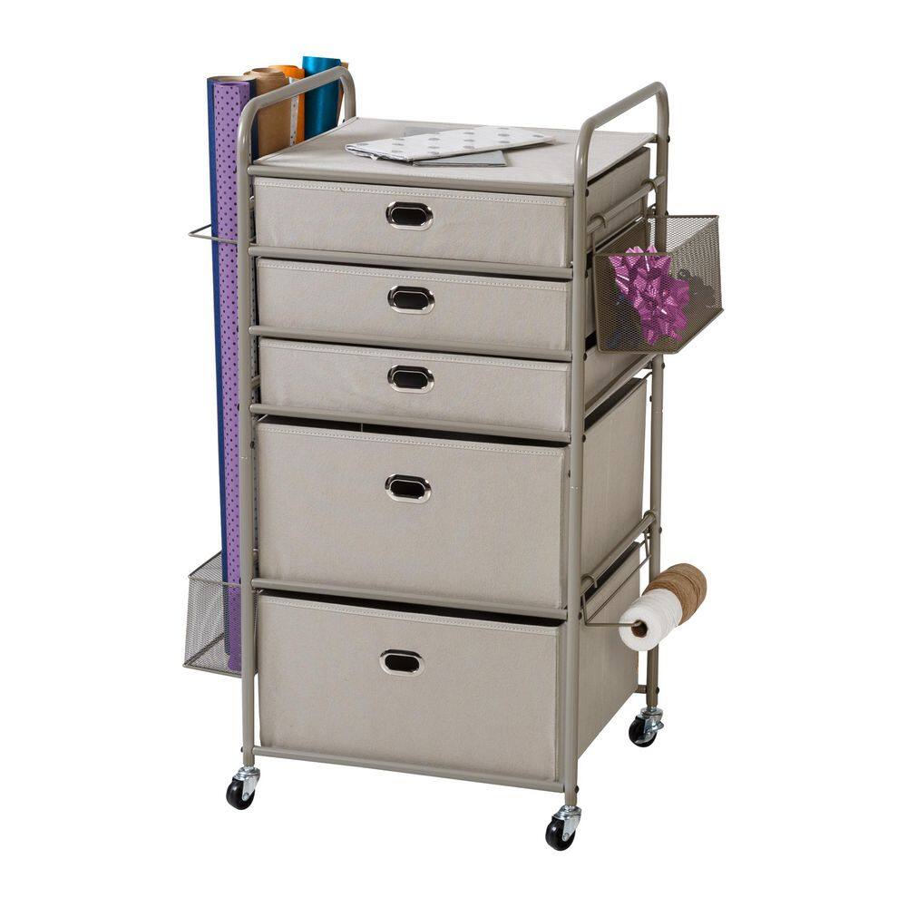 Honey-Can-Do Gift Wrap Cart CRT-09403