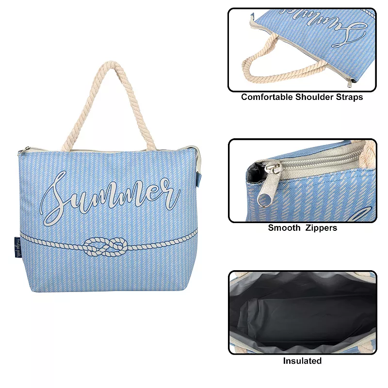 Fridge Pak Rope Handle Insulated Lunch Tote Bag