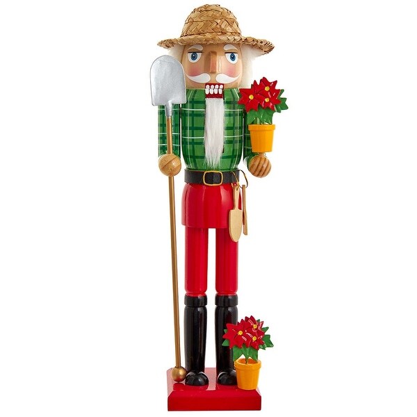 Kurt Adler 15Inch Wooden Gardener Nutcracker