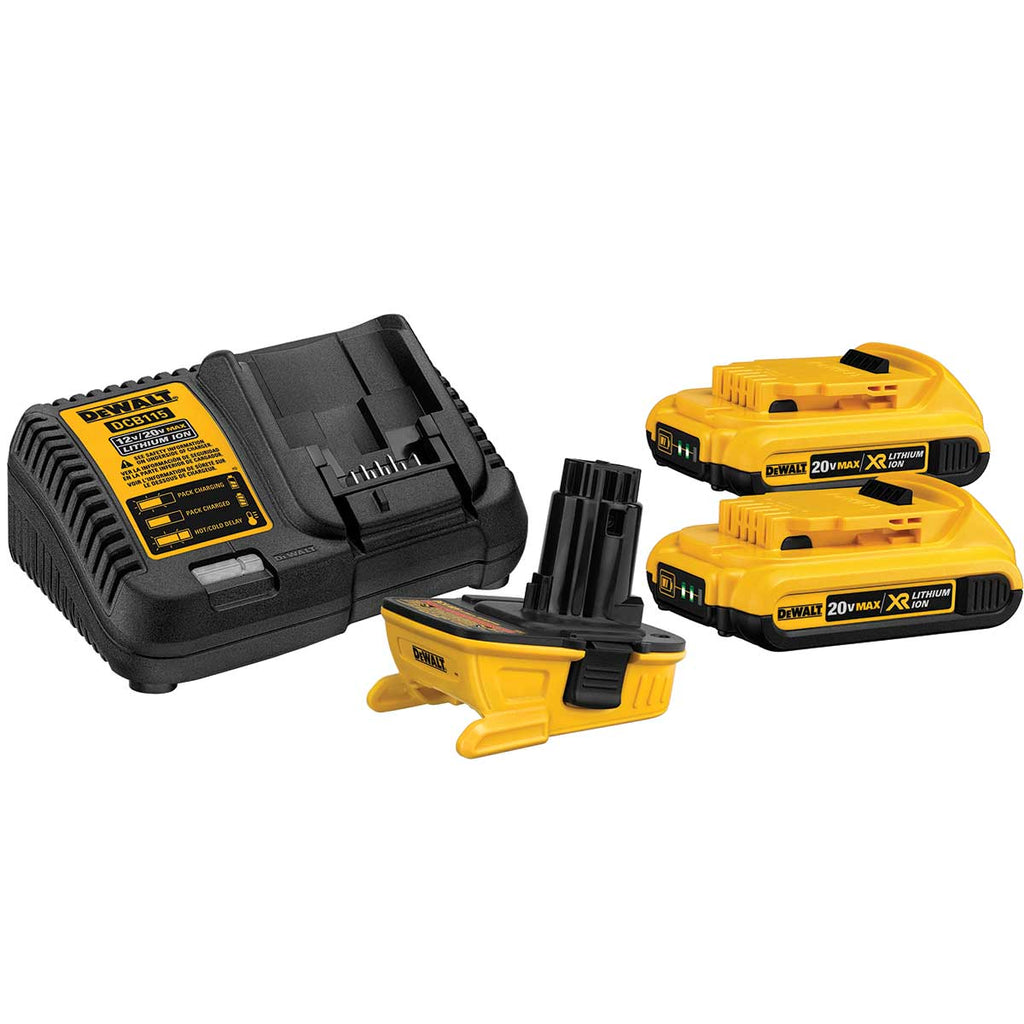 DEWALT 18V-20V Adapter Battery Combo Kit