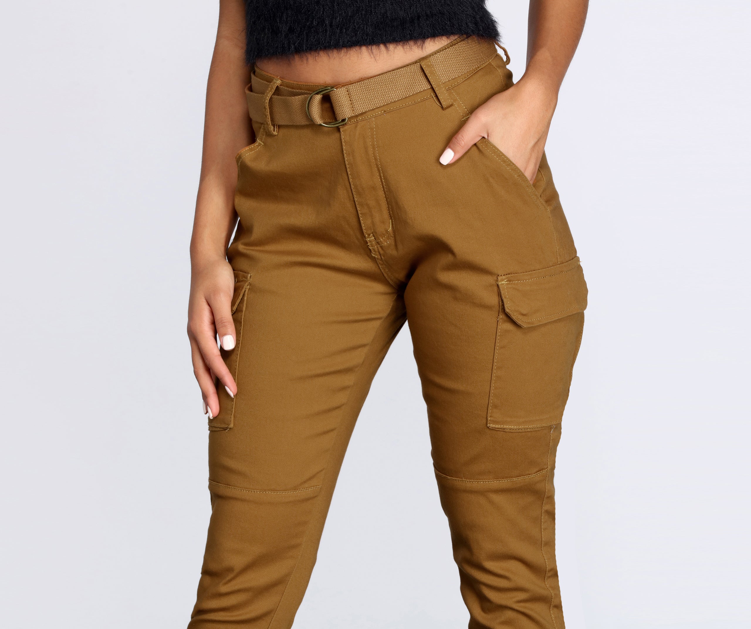 Cutie In Charge Cargo Joggers