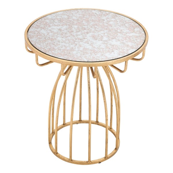 Silo Side Table Gold