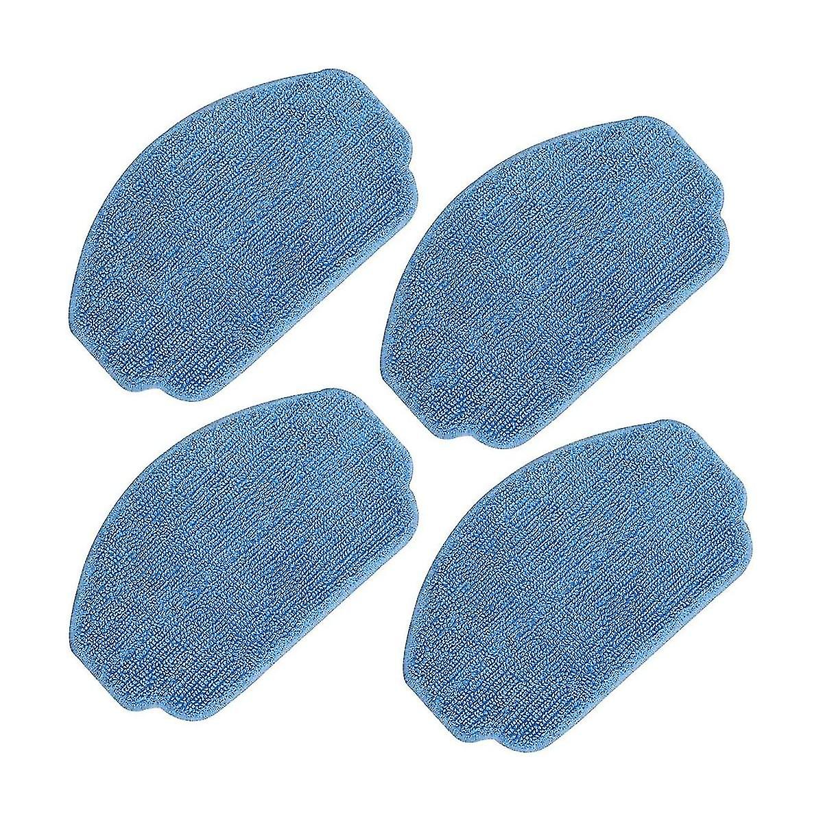 4pcs M0p Pads Replacement Cleaning Mop For Br150 Br151 Robot Vacuum Cleaner