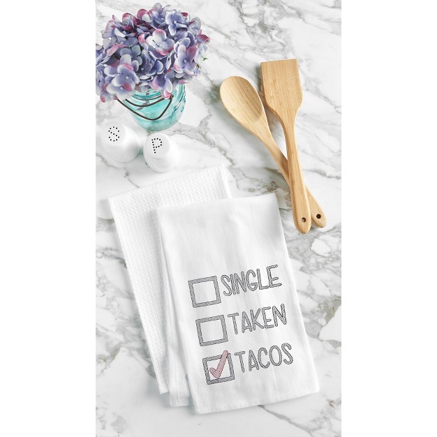 C amp f Home Single Taken Tacos Flour Sack Cotton Kitchen Towel