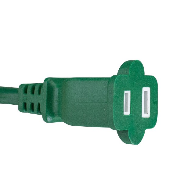 Northlight 40 x27 Green 2 prong Outdoor Extension Power Cord With End Connector