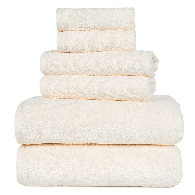 Portsmouth Home Zero Twist 6-piece Bath Towel Set