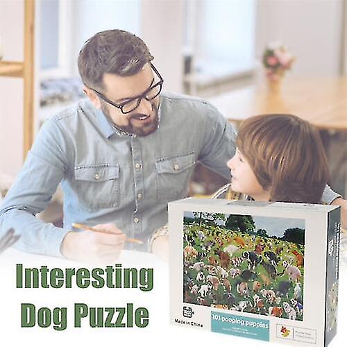 1000 Piece Puzzle 101 Puppy Dog Puzzle Adult Stress Reduction Puzzle Set