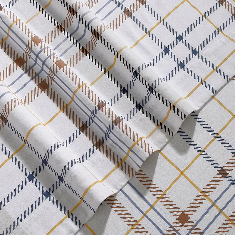 Tribeca Living Print Deep-Pocket Flannel Sheets