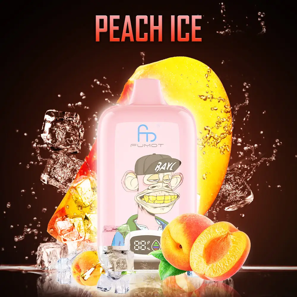 Fumot Tornado Digital Box 12000 Puffs - Peach Ice
