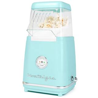 Nostalgia Retro Series 96 oz. Aqua Hot Air Popcorn Maker with LED Power Gauge CLHAP12AQ