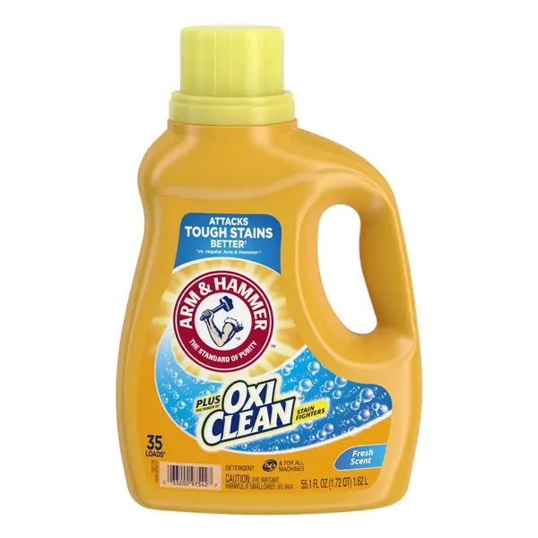 Arm and Hammer 55.1 oz Plus OxiClean Fresh Scent Liquid Laundry Detergent