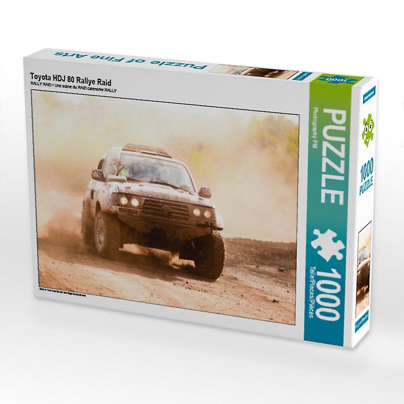 Toyota hdj 80 rallye raid   calvendo foto puzzle