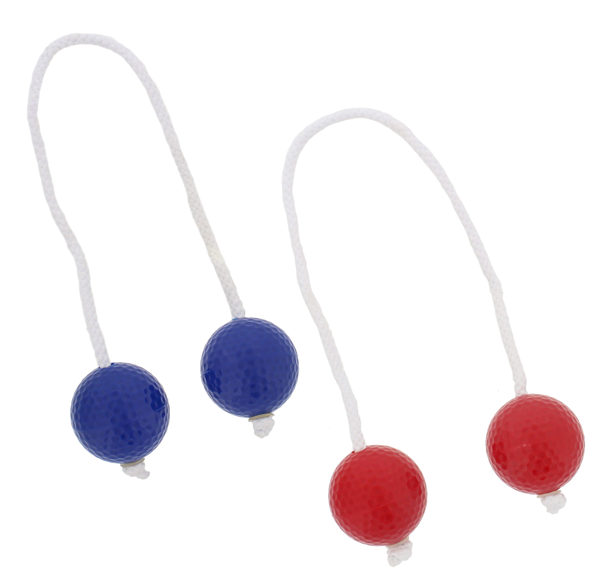 Ladder Toss Replacement Bola Strands – 3 Blue 3 Red Ball (6 Bolas)