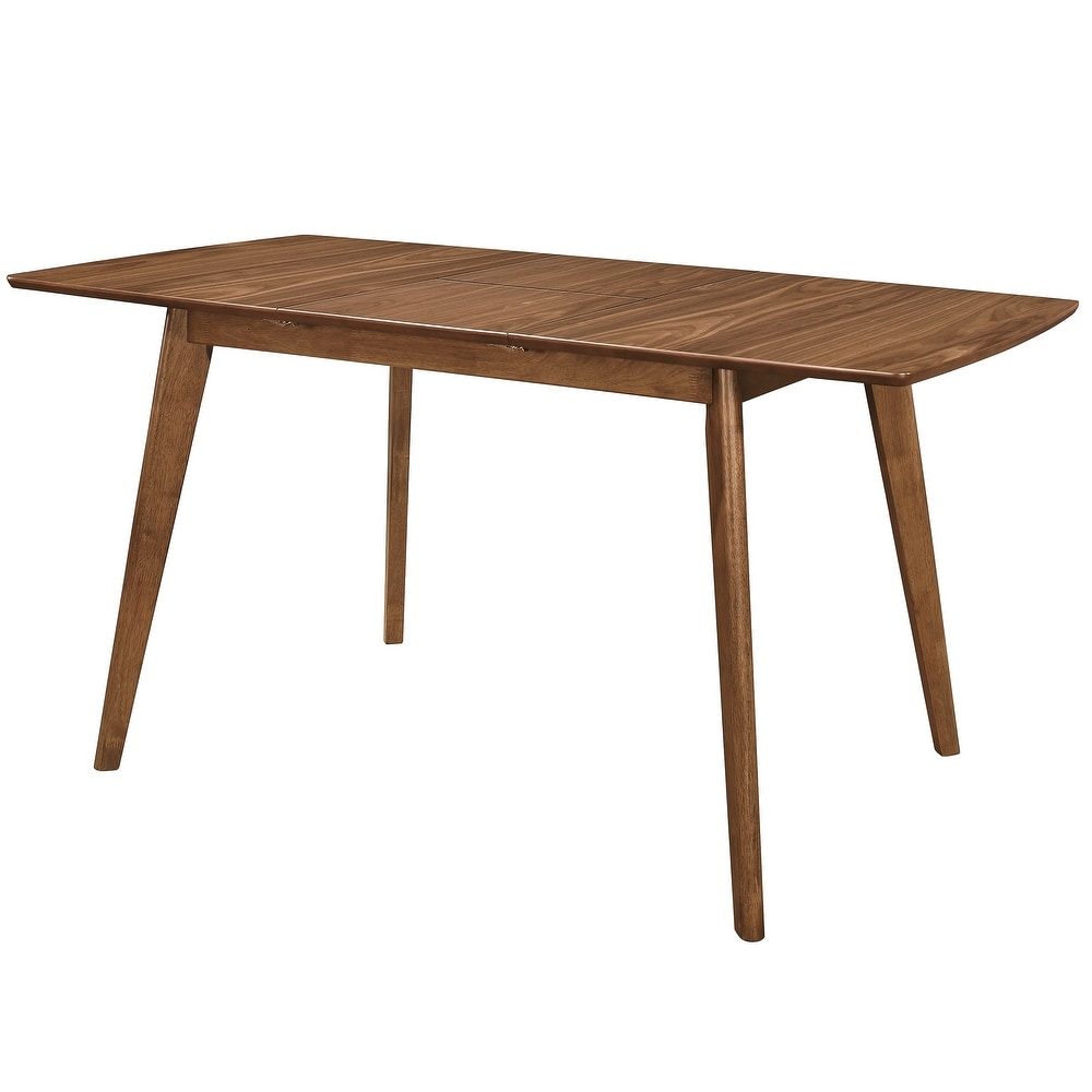 Peony Retro Modern Style Natural Walnut Dining Set