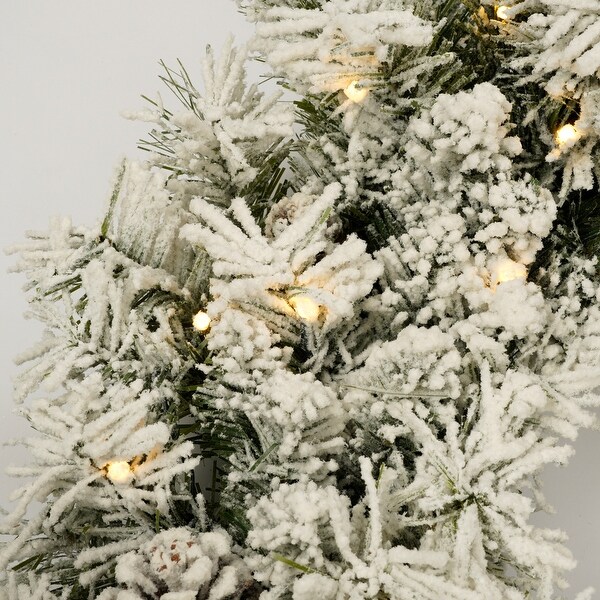 Prelit Xmas Tree Artificial Christmas 4Piece Set in Green