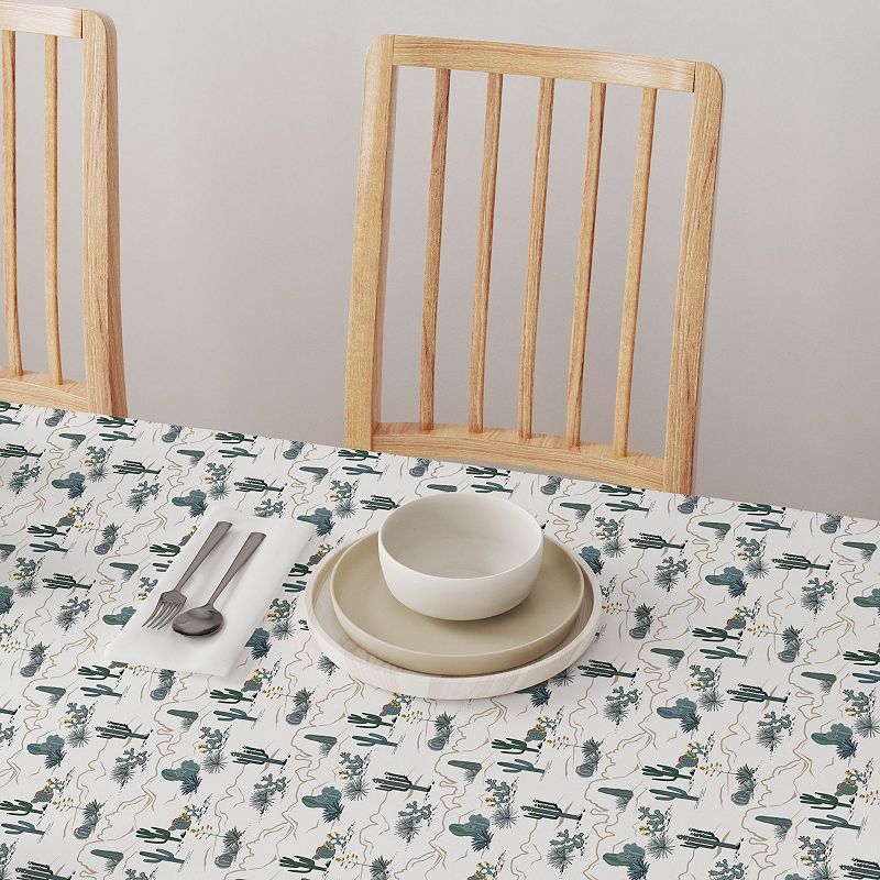 Square Tablecloth， 100% Cotton， 60x60， Canyon Design