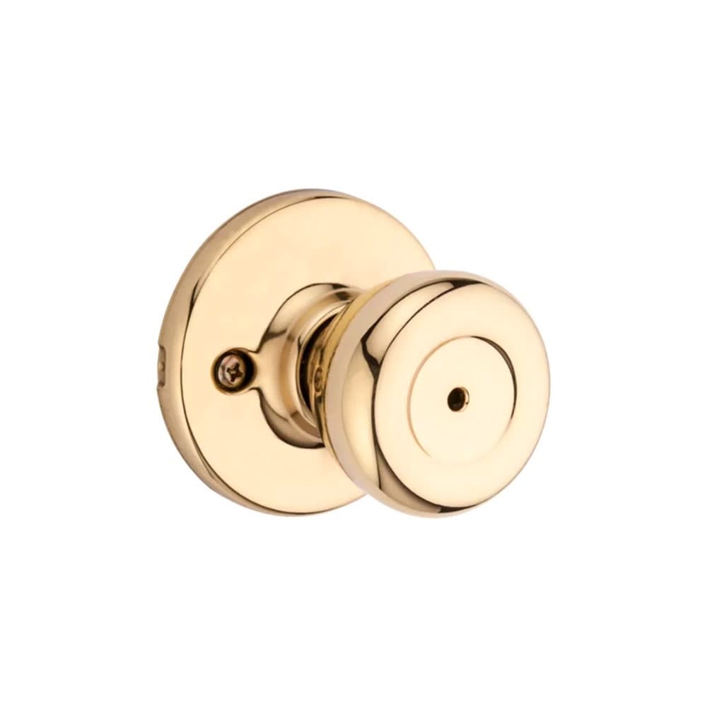 Polished Brass Bed/Bath Tylo Mobile Home Privacy Door Knob Set