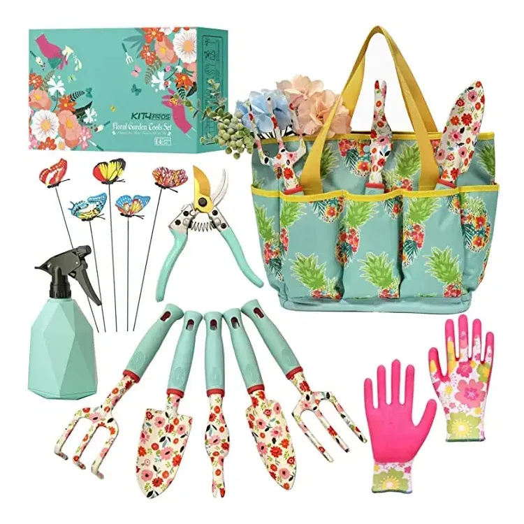 Mydays Wholesale 14pcs home use Gardening Set Outdoor Indoor Gardening Floral Gardening Tools sets