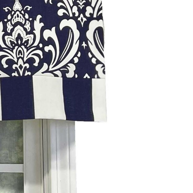 Rod Pocket Valance 50 quot X 16 quot Navy By Rlf Home