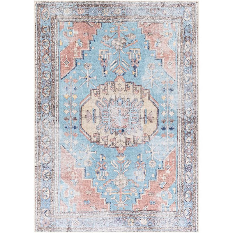 Laren Traditional Washable Area Rug