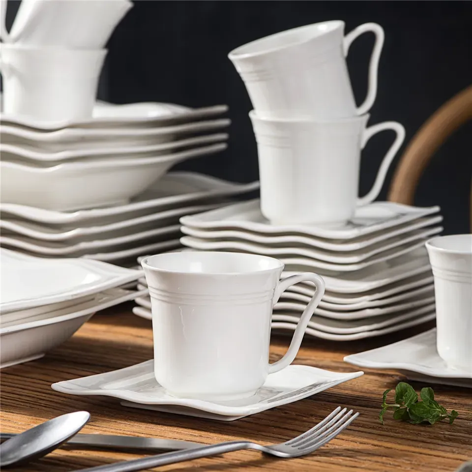 58pcs deluxe ceramic tableware set