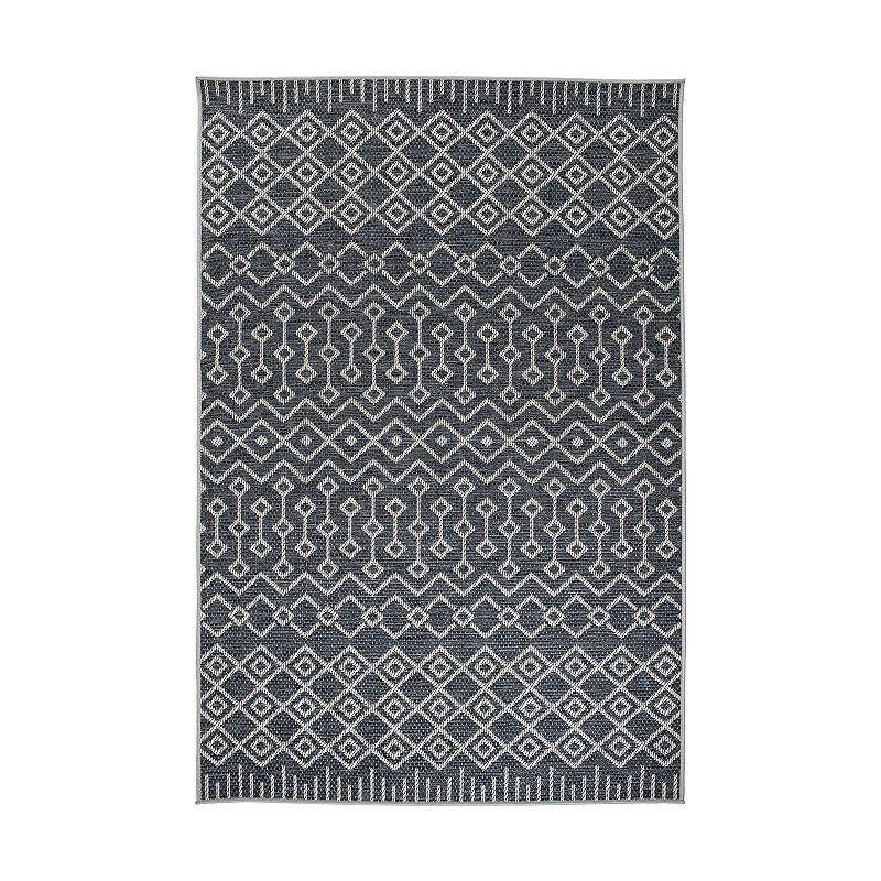 World Rug Gallery Trellis Bohemian Indoor Outdoor Area Rug