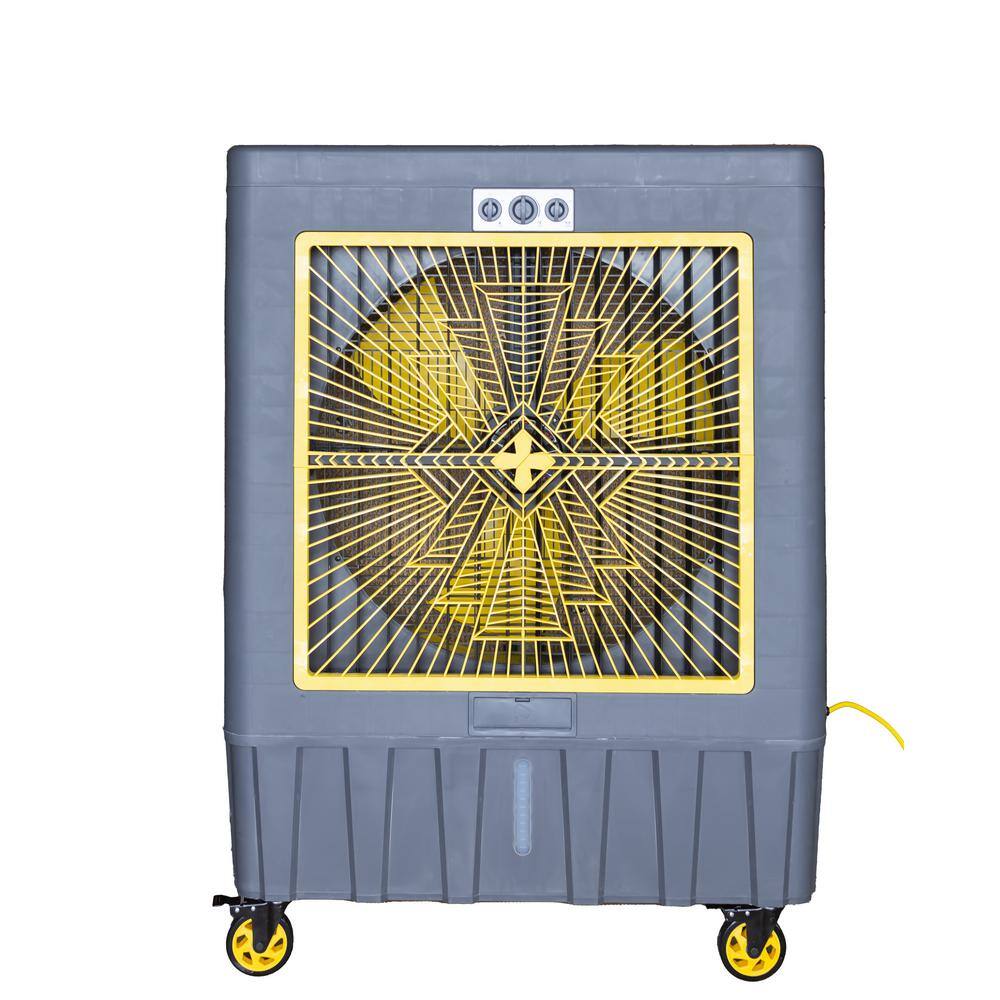 Hessaire Hi-Viz Series 11000 CFM 3-Speed Portable Evaporative Cooler (Swamp Cooler) for 3000 sq. ft. M350