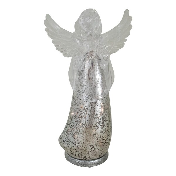 13 lighted angel holding a star christmas tabletop figurine