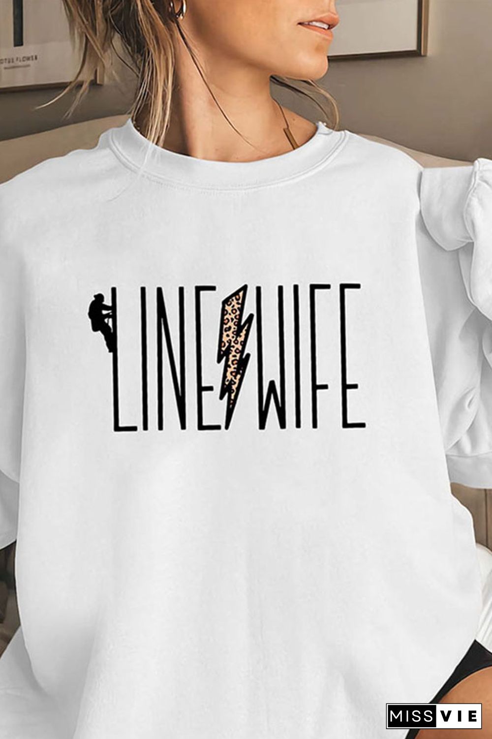 Line Wife Classic Crew Sweatshirt Wholesale