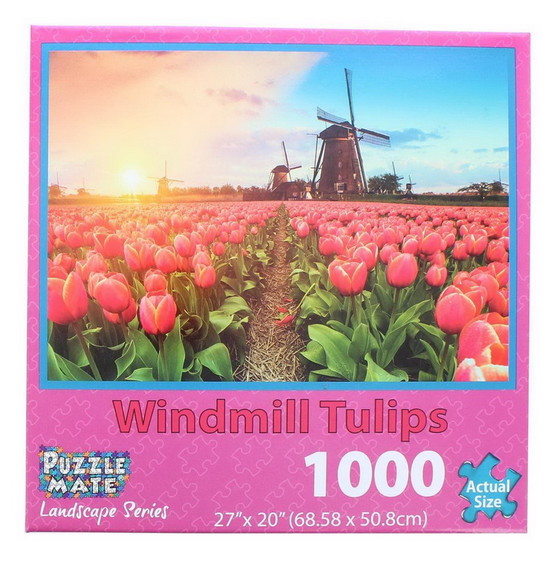 JPW JPW 80803 WIND C Windmill Tulips 1000 Piece Ji...