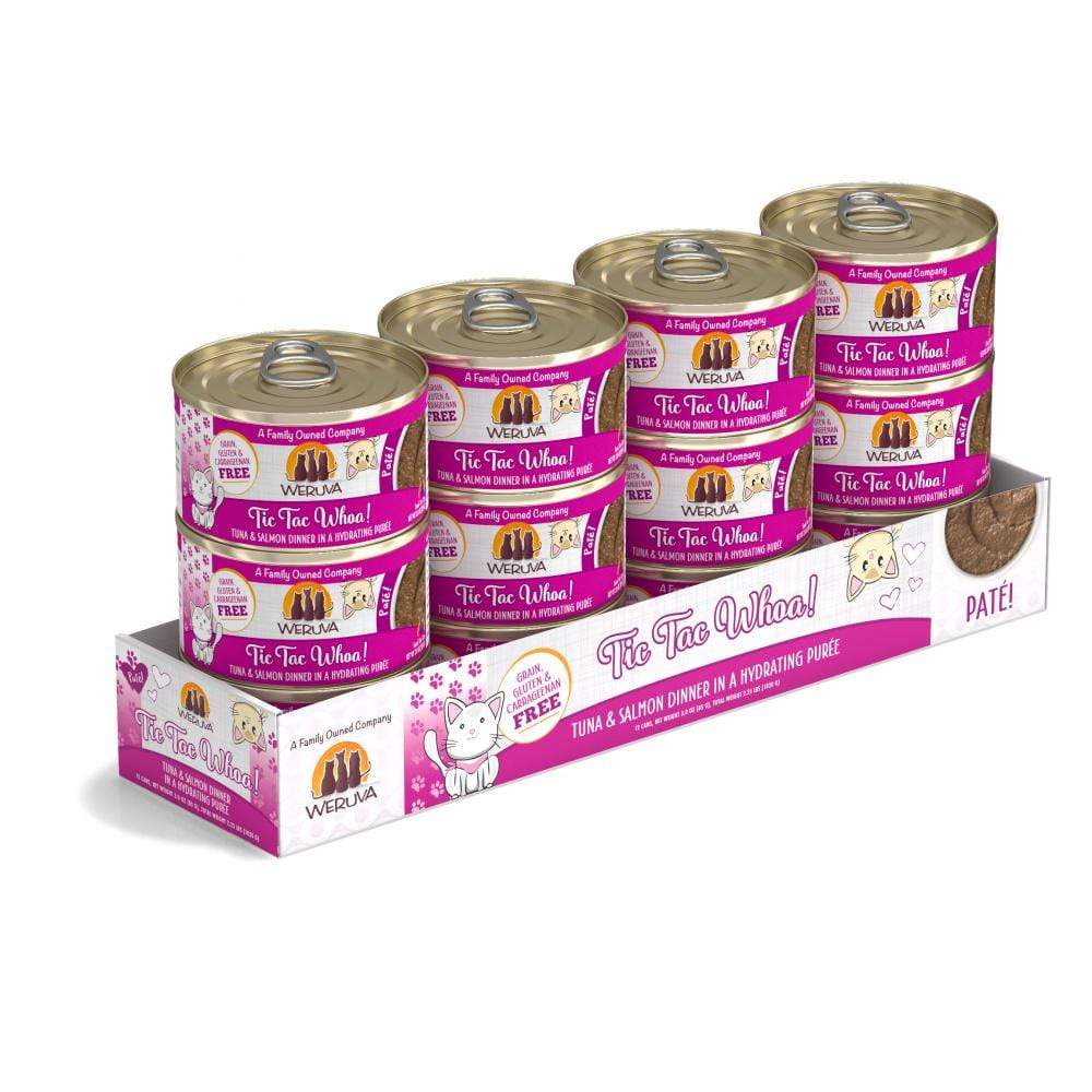 Weruva Classic Cat Pate Tic Tac Whoa! With Tuna and Salmon Canned Cat Fo