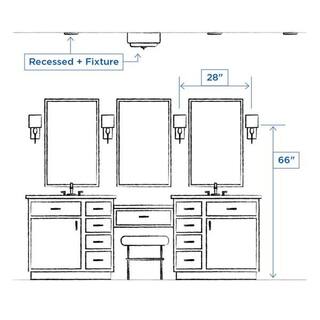 Progress Lighting Phase 3 Collection 24 in. Brushed Nickel Medium Modern 3CCT Integrated LED Linear Vanity 1-Light with Acrylic Diffuser P300411-009-CS