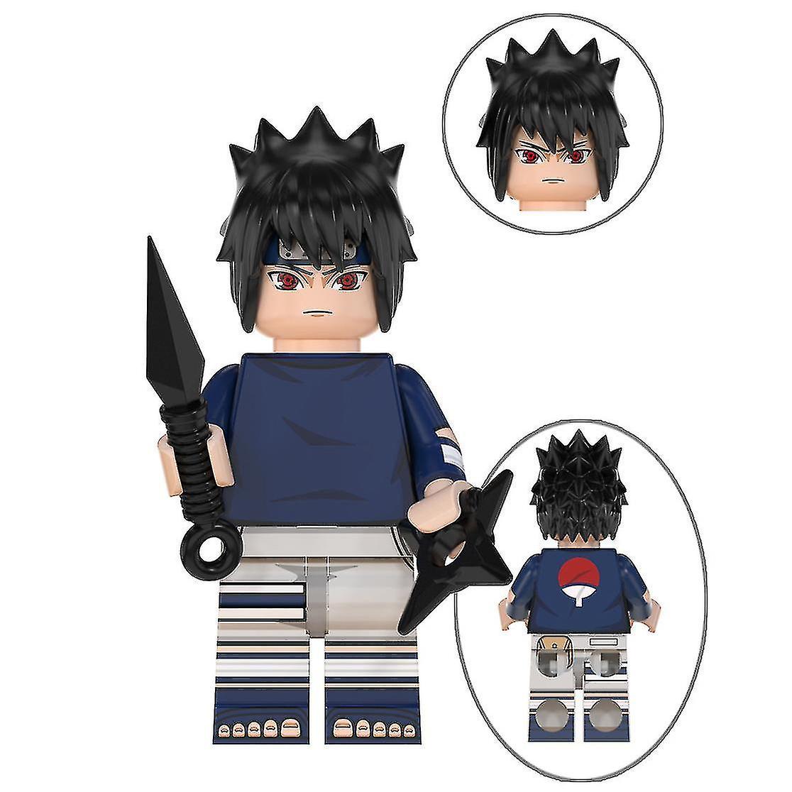 8pcs Anime Naruto Series Assembled Set Build Blocks Toys For Kids Adult Christmas Gift